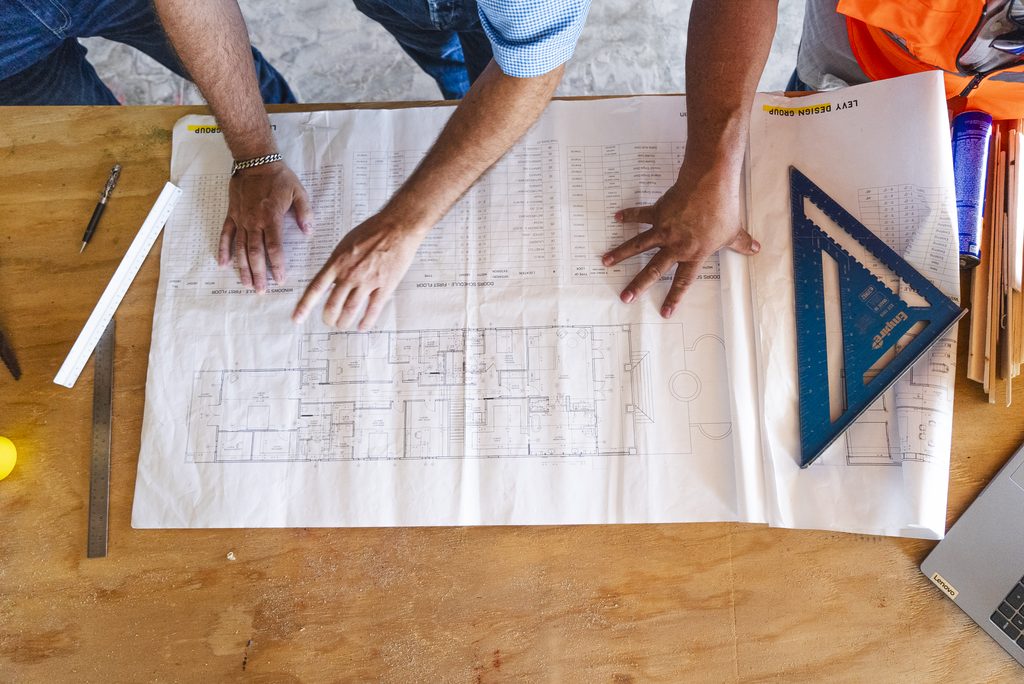 Home Love Construction project walkthrough with homeowner during Tampa Bay renovation